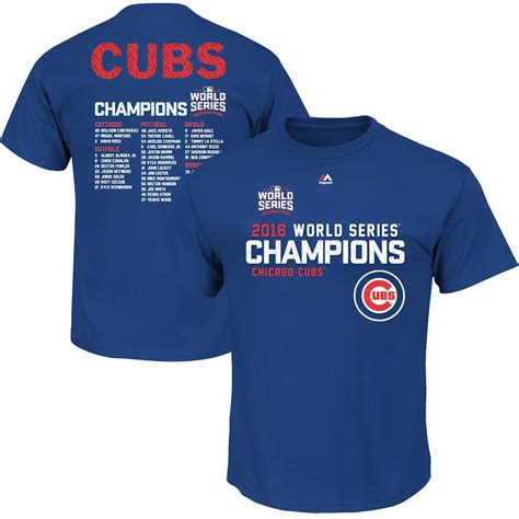 cubs world series apparel